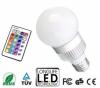 Ampoule  Led de diffrentes couleurs avec tlcommande