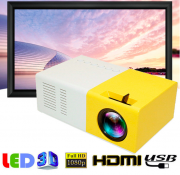Projecteur LED1080 portable mini à led Smartphone,USB,HDMI,Carte