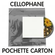 100 x Pochettes cellophane pour pochette CD/DVD carton