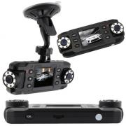 Caméra Dashcam Carcam X-800 à 2 objectifs fixes mais orientables