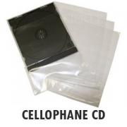 Pochettes en cellophane pour boitier CD Album (Jewel) 1 x 100 pc